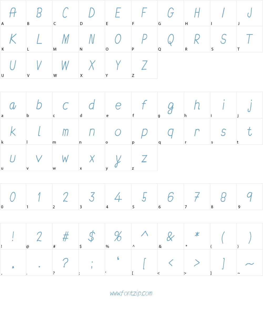 Always On My Mind Font Character